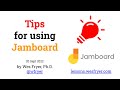 Tips for Using Jamboard