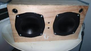 DIY bluetooth speaker bass test!! Tda7492p