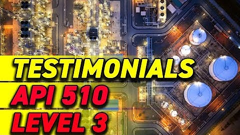 Testimonial 6 for API 510 Exam Prep Course - Level 3