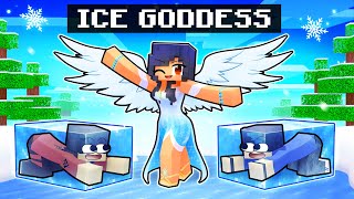 Playing as an ICE GODDESS in Minecraft! screenshot 5