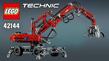 LEGO® Technic™ Material Handler (42144)[835 pc] Step-by-Step Building Instructions | TopBrickBuilder