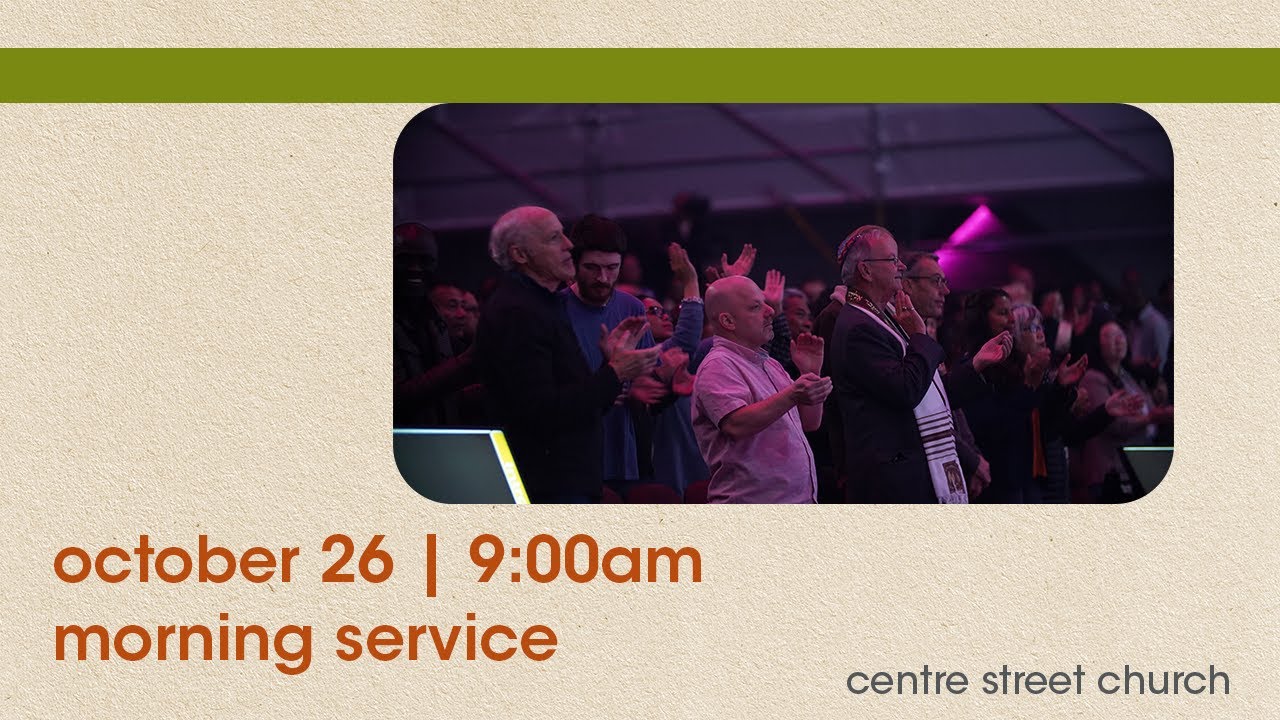 Sunday 9am | Centre Street Church | LIVE