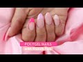 Peach Polygel Nails &amp; French Tip Tutorial 💅🍑