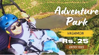 Adventure Park Vagamon || Paragliding 😱 Zipline and lots of adventure activities || games 👌👌