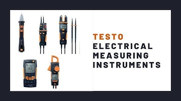 Testo Electrical Measuring Instruments