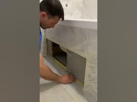 Скрытый люк по ванную за 100₽ , люк на магнитах. #shorts - YouTube