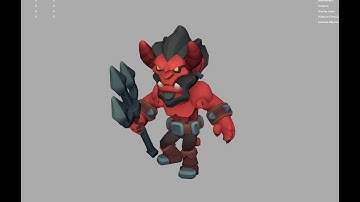 Demon Orc Version Proto Dungeon - 3d Modeling Timelapse