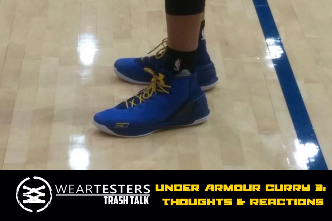 WearTesters Trash Talk: Under Armour Curry 3 - YouTube