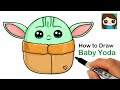 How to Draw Baby Yoda Easy | Squishmallows