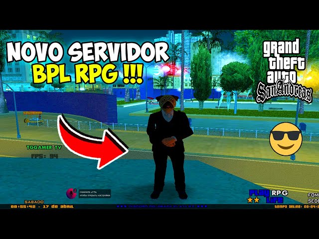 NOVO SERVIDOR Brasil Play Street RPG INCRÍVEL - GTA SAMP ANDROID