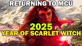 Elizabeth Olsen TEASES Scarlet Witch MCU Return in 2025