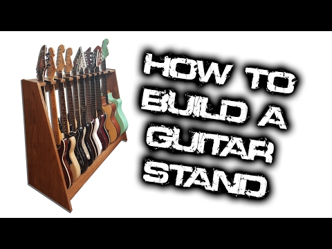 Wideo: Funkcje przechowywania instrumentów muzycznych: DIY stojak na gitarę