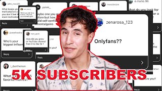 Q&A FOR 5000 SUBSCRIBERS! | YOURBROBRANDON