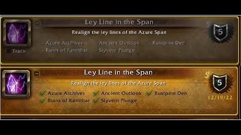 How to do the Ley Line In The Span Achievement!