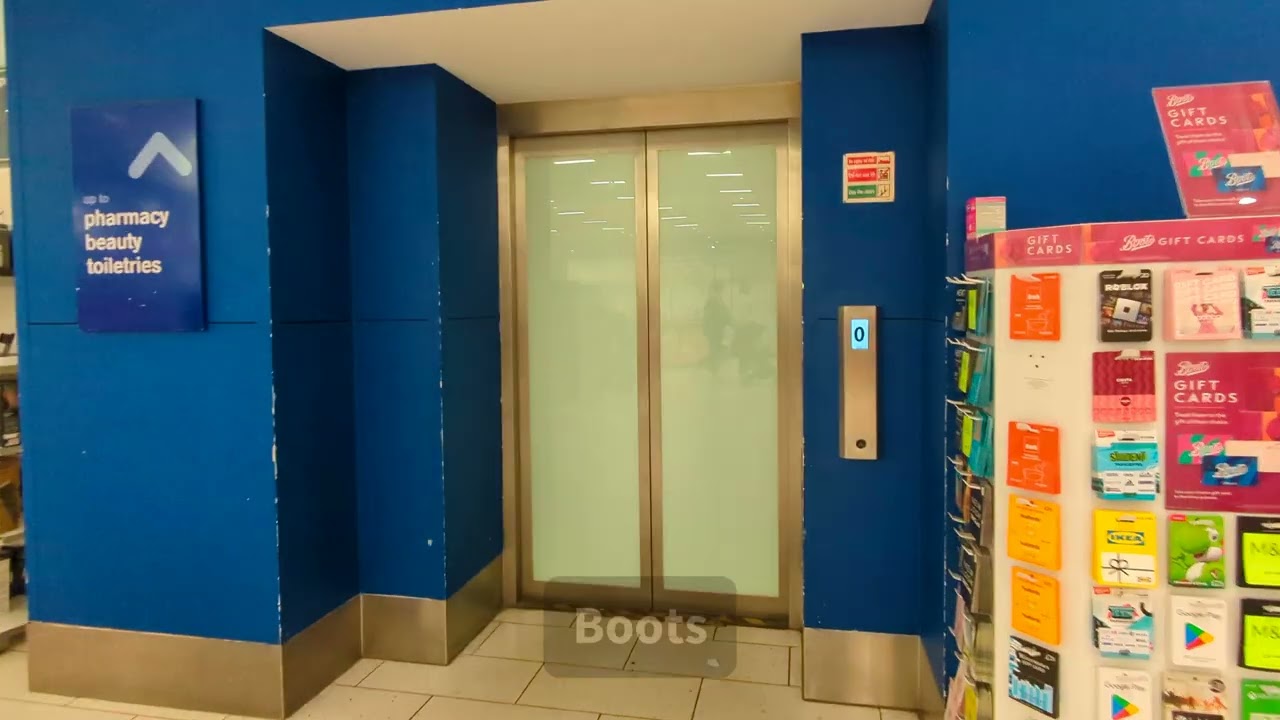 Most of the lifts @ Bluewater Shopping Centre in Dartford/Greenhithe