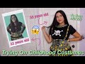 Trying On My Old Halloween Costumes (from 10+ years ago!) | Just Sharon