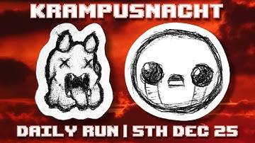 The Binding of Isaac | Krampusnacht – Curated Daily Run 5th Dec 2025 (Rank: 54)
