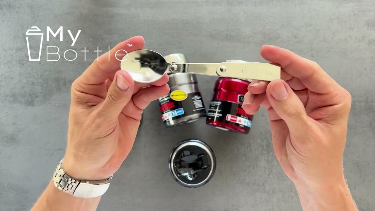 Thermos - Termoska na jedlo s šálkou a skladacou lyžicou 470 ml - YouTube