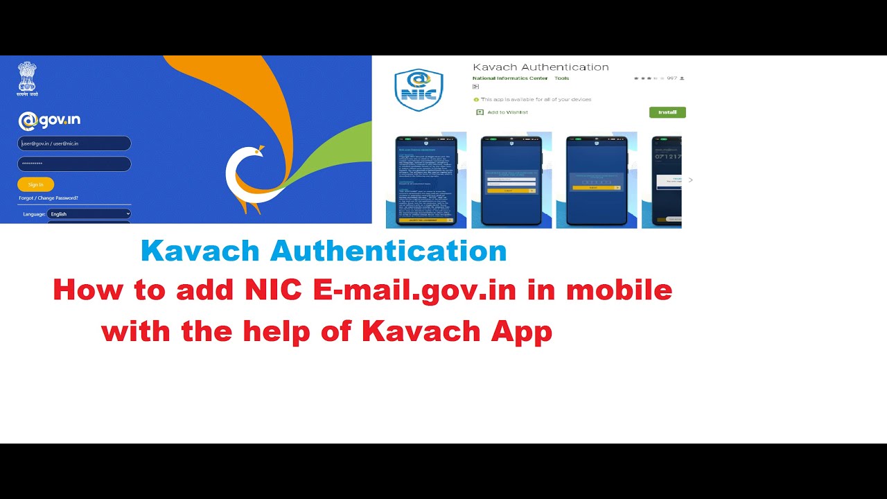 How to add NIC Email Id to your mobile and Sync with Gmail help of