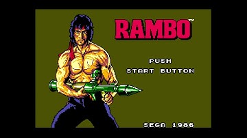 Sega Master System - Rambo: First Blood Part II