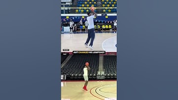 Anthony Edwards Changed his Jumpshot…Can you spot the differences?  #shorts