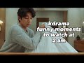 Kdrama funny moments to watch at 2 amfunny drunk moments try not to laugh jangtan  