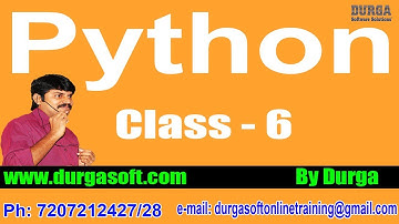 Learn Python Programming Tutorial Online Training by Durga Sir On 09-04-2018 @ 6PM