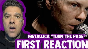 Rapper FIRST time REACTION to METALLICA “Turn The Page” (Official Music Video)