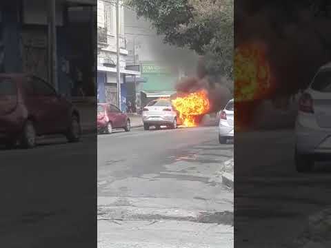 Incendio en el centro platense