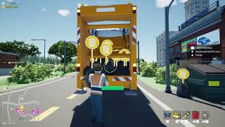 Motor Town - Earning 190k with Atlas 6x2 Garbage in 25 minutes