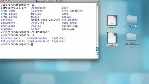 Unix for Neuroimagers 2: CD and LS