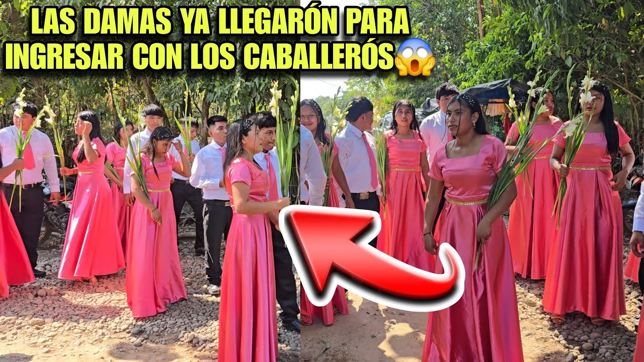 Las Damas Así Ingresaron Las Damas Y Los Caballeros, Comenzo La Boda De Los Patrones😱