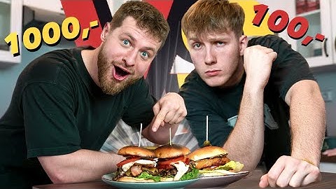 100kč vs 1000kč - KDO UVAŘÍ LEPŠÍ BURGER? @Pimpscz
