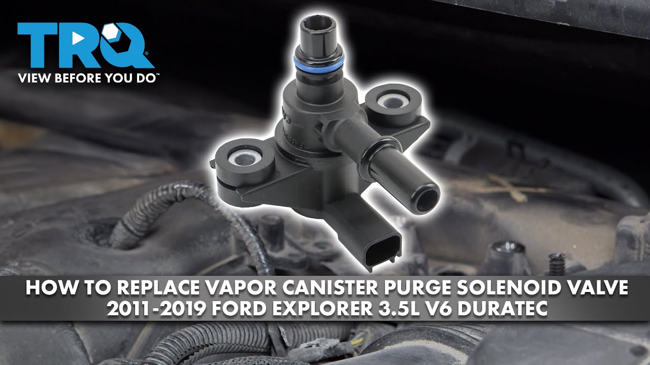 How to replace vapor canister purge solenoid valve 2011 2019 ford