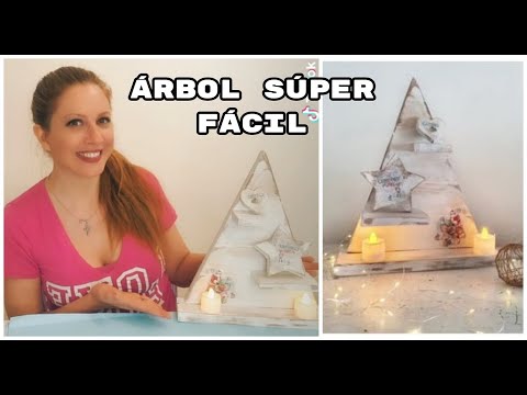 Como hacer un árbol navideño súper fácil ♥ Marina Capano 