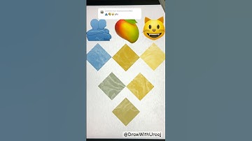 Digital Emoji Color Mixing on request 😍 #procreate #colourmixing #colormixingmagic #emojimix