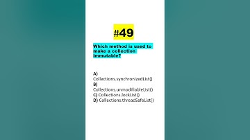 Quiz-49 #crackjavainterview #LearnJava #java #quiz #interview #coding #spring #tricks #programming