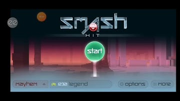 Smash Hit Gameplay Mayhem Mode (Unlimited Balls) (Smash Hit in Description) Part 2 (8x Speed)