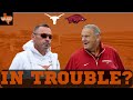 Is Texas IN TROUBLE Against Arkansas? Razorbacks INSIDER Previews the Matchup!