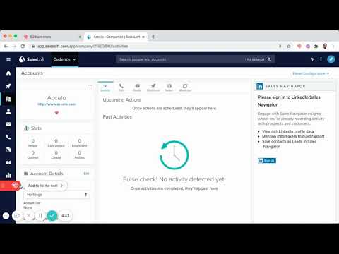 B2Brain - Track Accounts from Salesloft