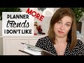 MORE Planner Trends I Don't Like