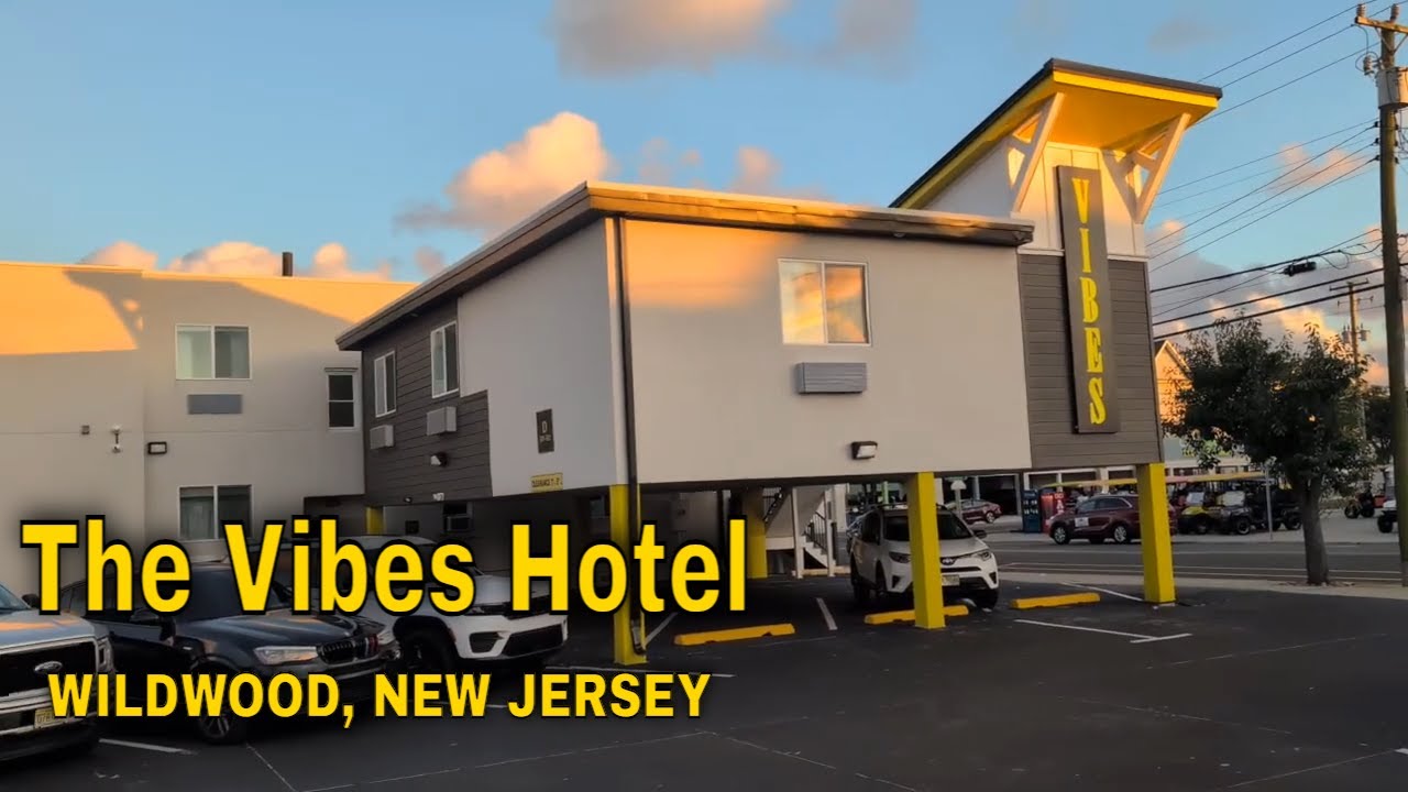 The Vibes Hotel - A Wildwood, New Jersey hotel tour - YouTube