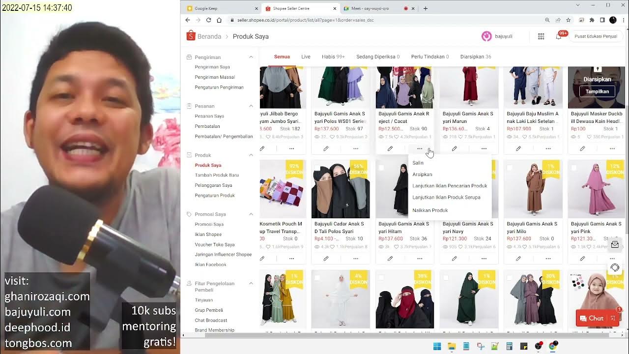 Cara Terbaru Sundul / Naikkan Produk Shopee - YouTube