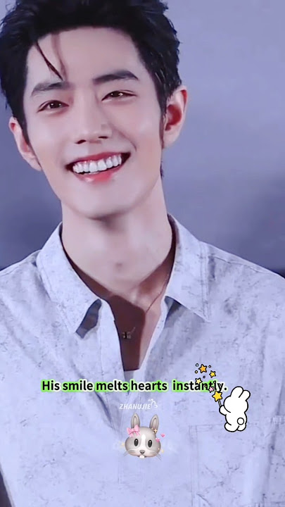 Xiao Zhan’s smile is the definition of pure sweetness.#xiaozhan