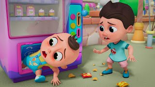 Atıştırmalık Makinesinde Sıkıştım Mini Mini Kidsin Eğlenceli Ve Eğitici Çocuk Şarkıları