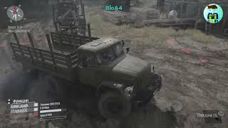 картинка: MudRunner. 7 Болото. Только игровой процесс. Без комментария.