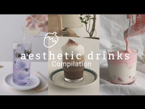 Aesthetic drinks 🍸| Tiktok Compilation ☁️