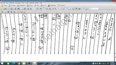 Exam Ex 13.5, Vectors, Additional Mathematics 4037, IGCSE and O Level