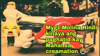 NAKAKAAWA! Mygz Molino Hindi kinaya ang paghatid kay Mahal sa creamation!