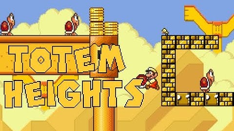 SMBX 2.0 Totem heights custom level.